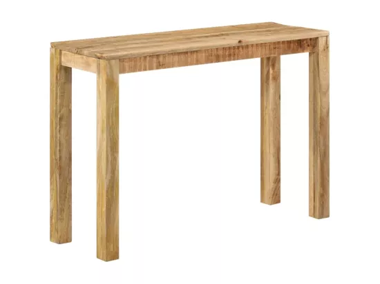 Table console 110x35x76 cm Bois de manguier brut
