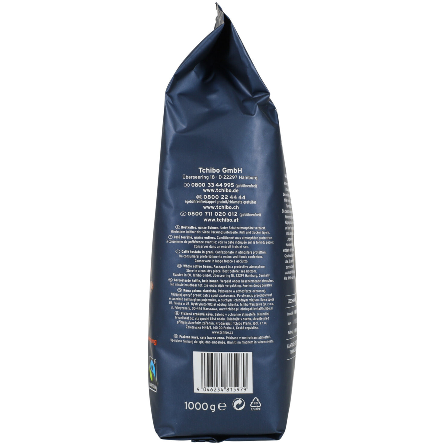 Tchibo Barista Espresso Fairtrade Bohnenkaffee