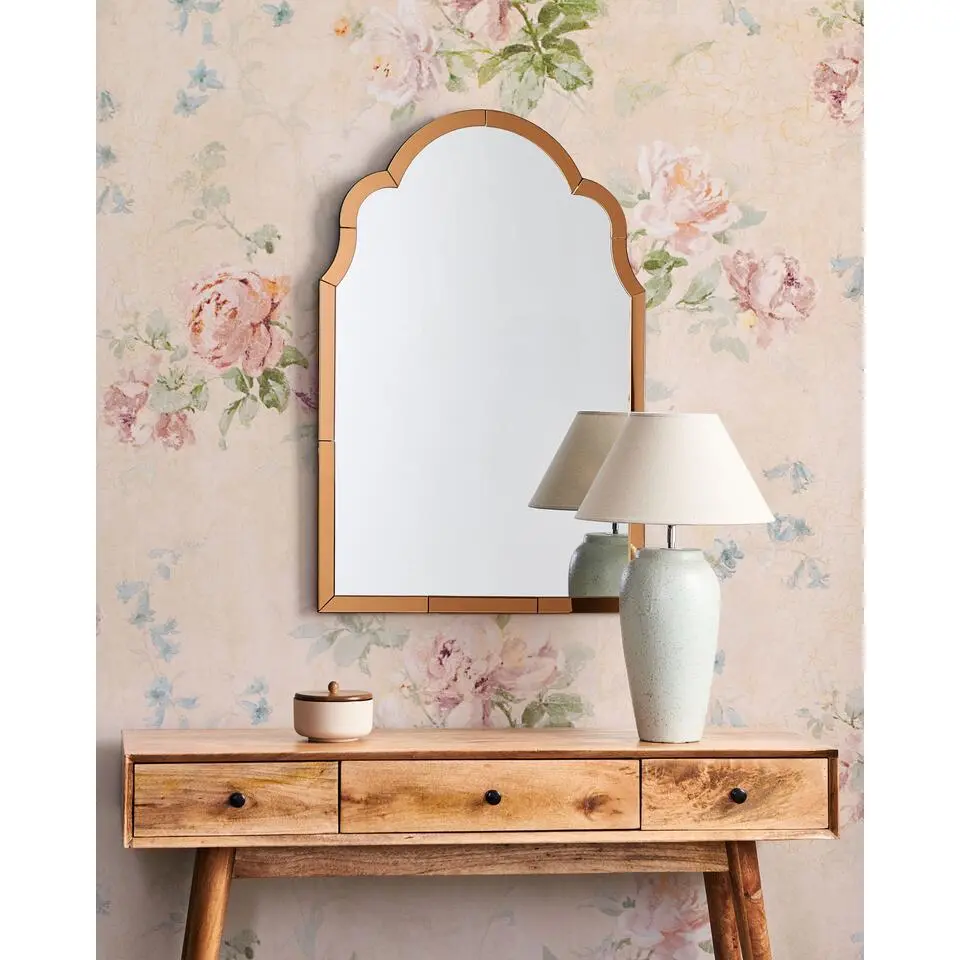 NORVILLE - Wandspiegel - Koper - 60 x 89 cm - MDF