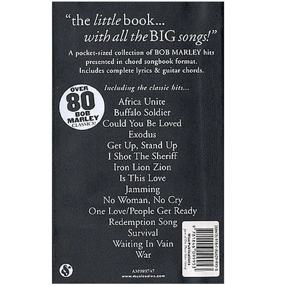 MusicSales The Little Black Songbook Bob Marley
