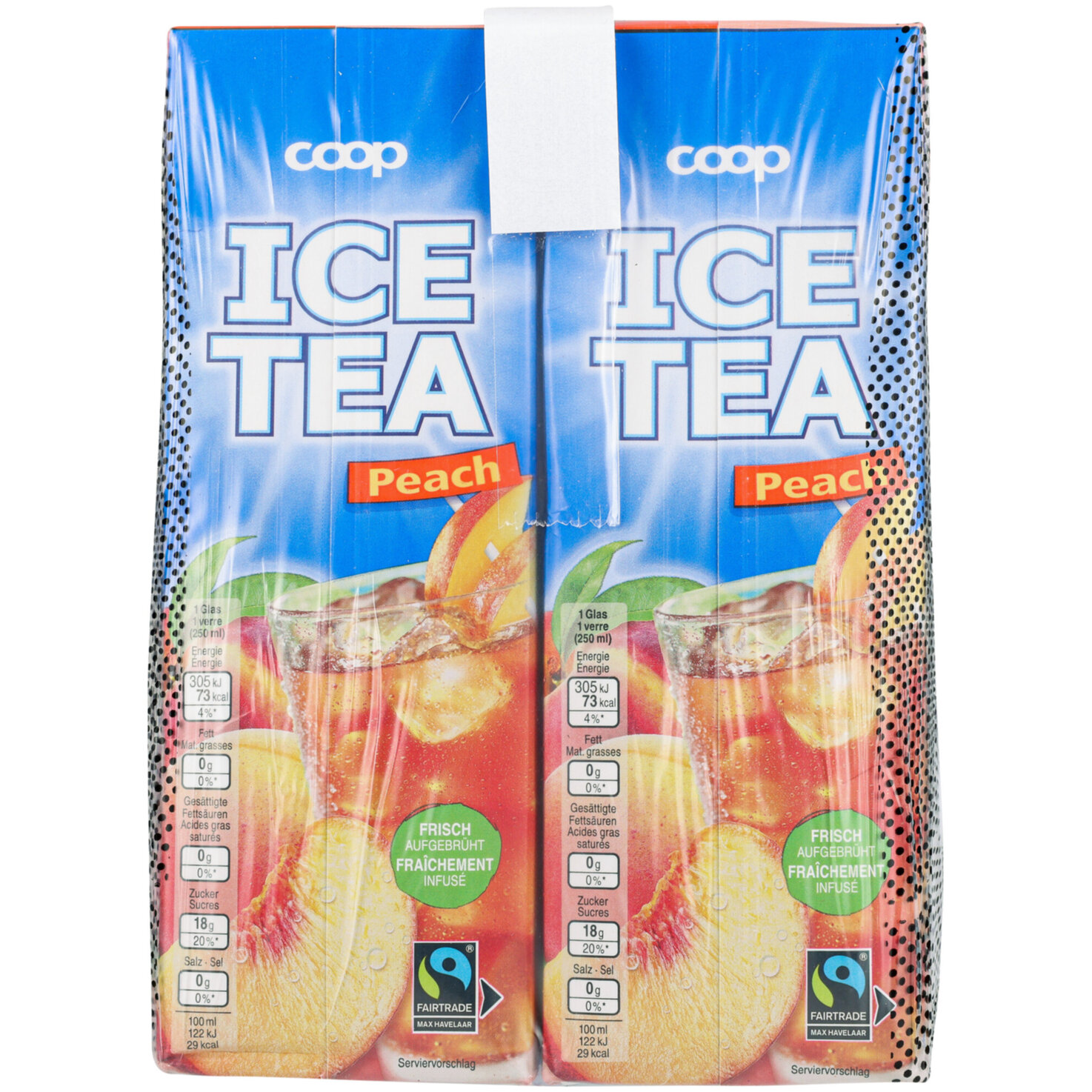 Fairtrade Ice Tea Peach 4x1l