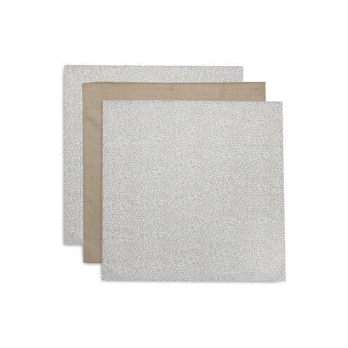 Lot de 3 langes gaze de Coton 70x70cm Dotted - JOLLEIN
