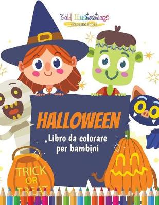 Halloween: Libro Da Colorare Per Bambini (Paperback)
