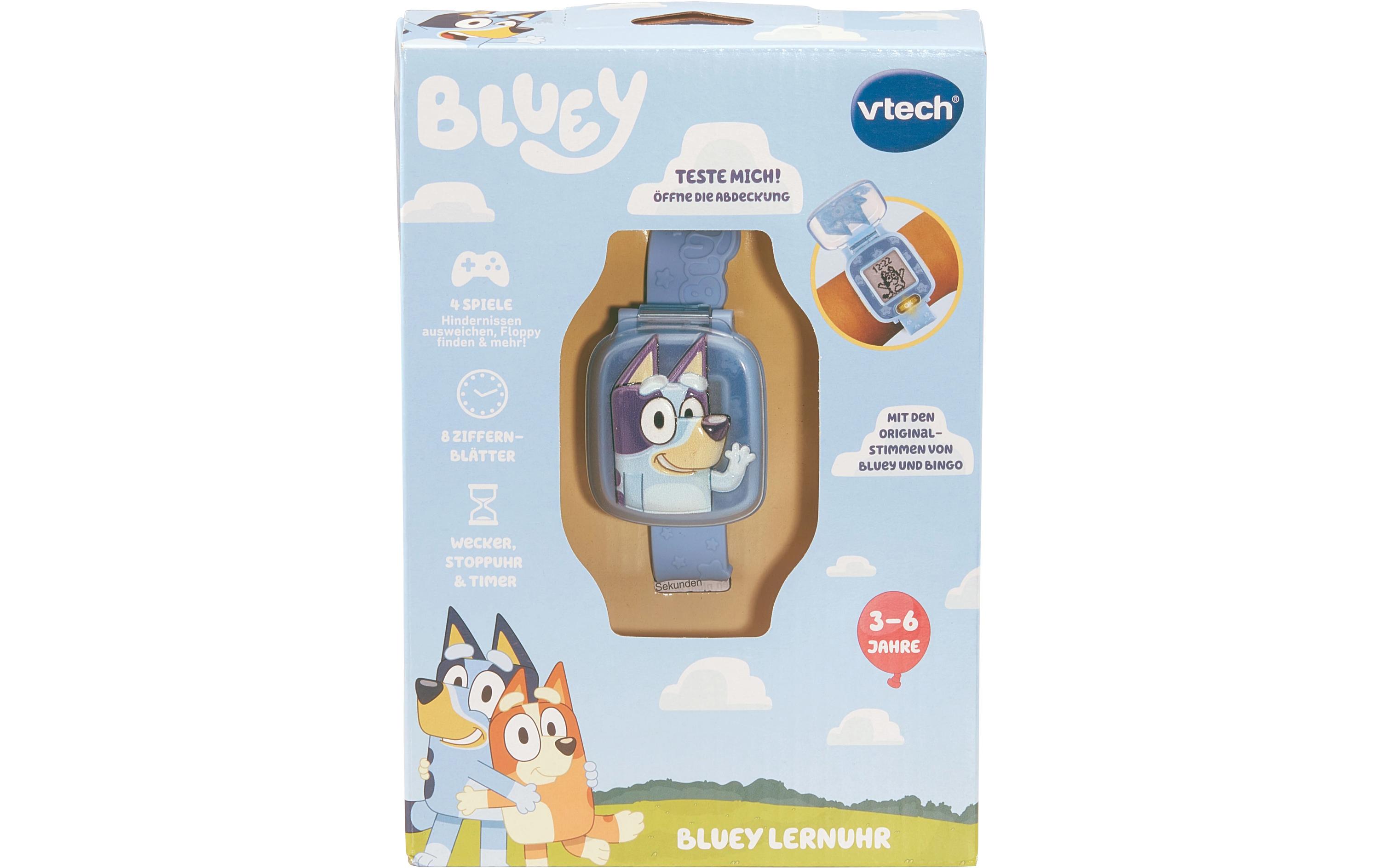 Lernuhr Bluey -DE-Armbanduhr für Kinder