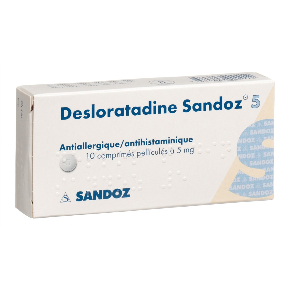 DESLORATADINE Sandoz Filmtabl 5 mg Blist 10 Stk