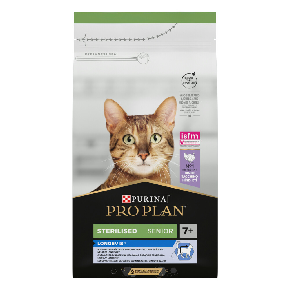 Pro Plan Senior 7+ Sterilised Longevis Kalkoen1,5 kg