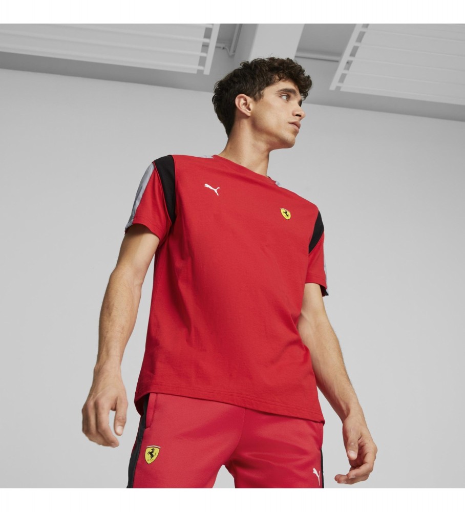 Camisa Puma Scuderia Ferrari Race T7 vermelha