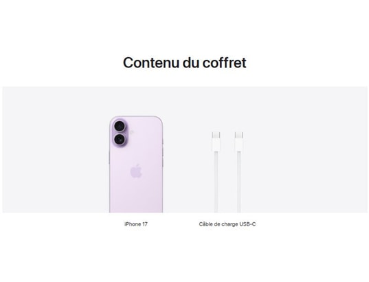 APPLE - iPhone iPhone 17 256Go Lavende