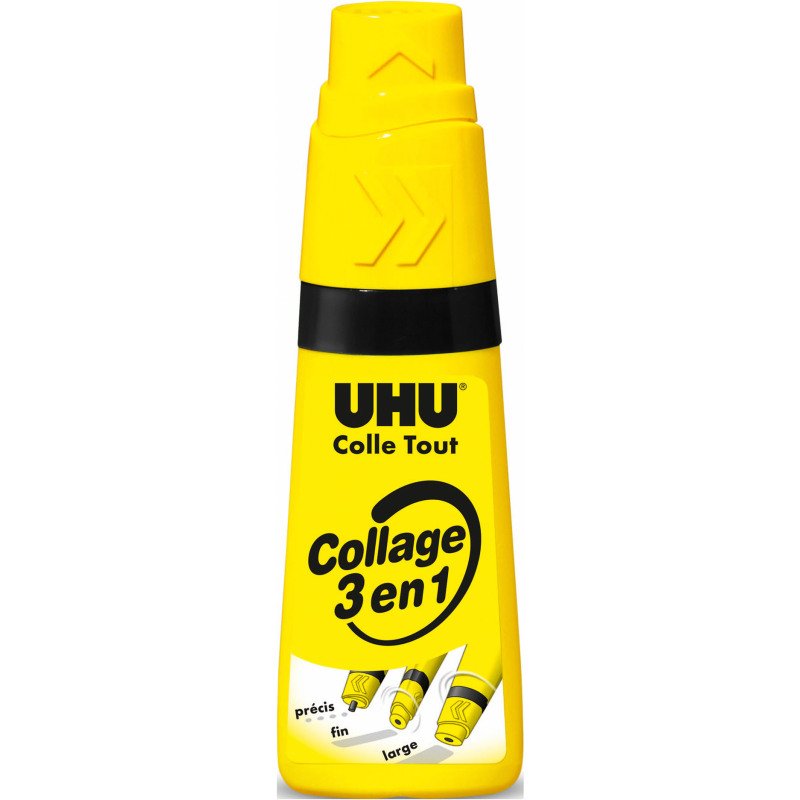 Colle Uhu Twist & Glue avec solvant - flacon de 35 ml