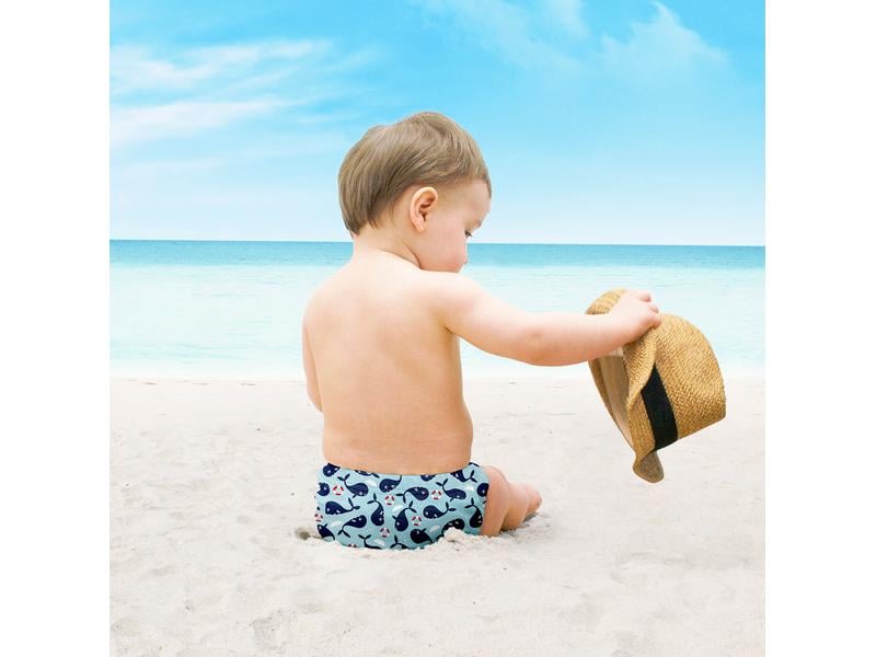 Bambino Mio Schwimmwindel Walfisch Gr. XL Windel fürs Babyschwimmen mit dem Walfischmotiv