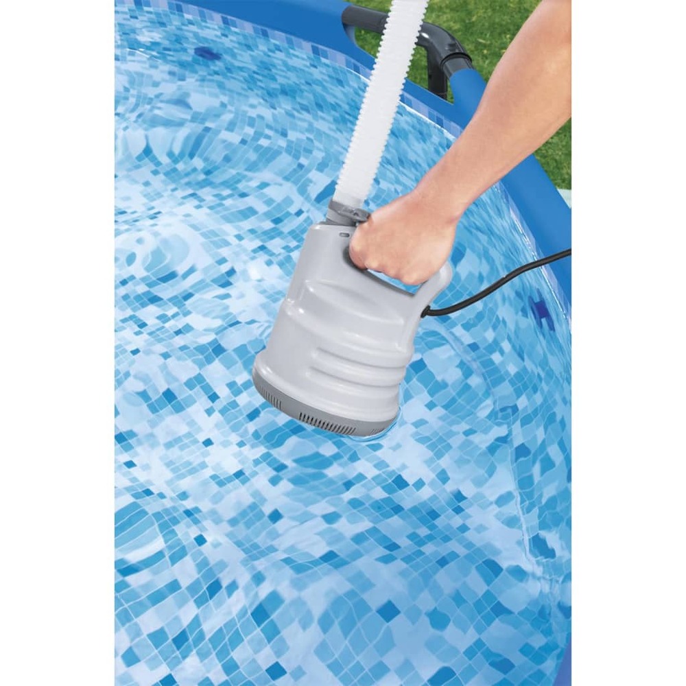 Pompe de vidange de piscine blanc