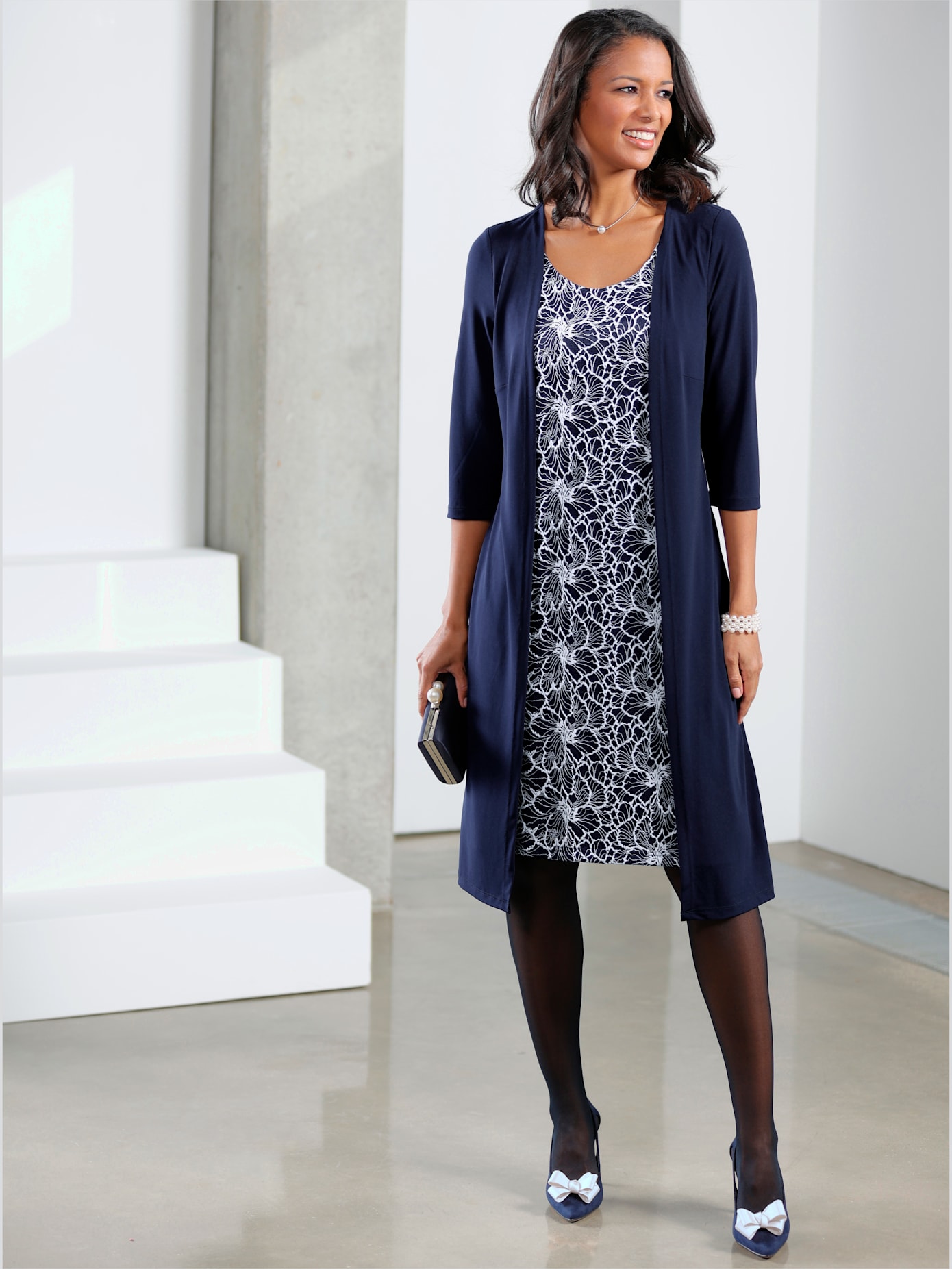 Robe en dentelle robe en jersey