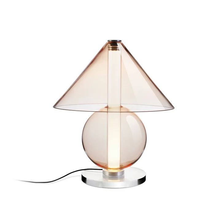 marset - Fragile LED Tischleuchte, bernstein