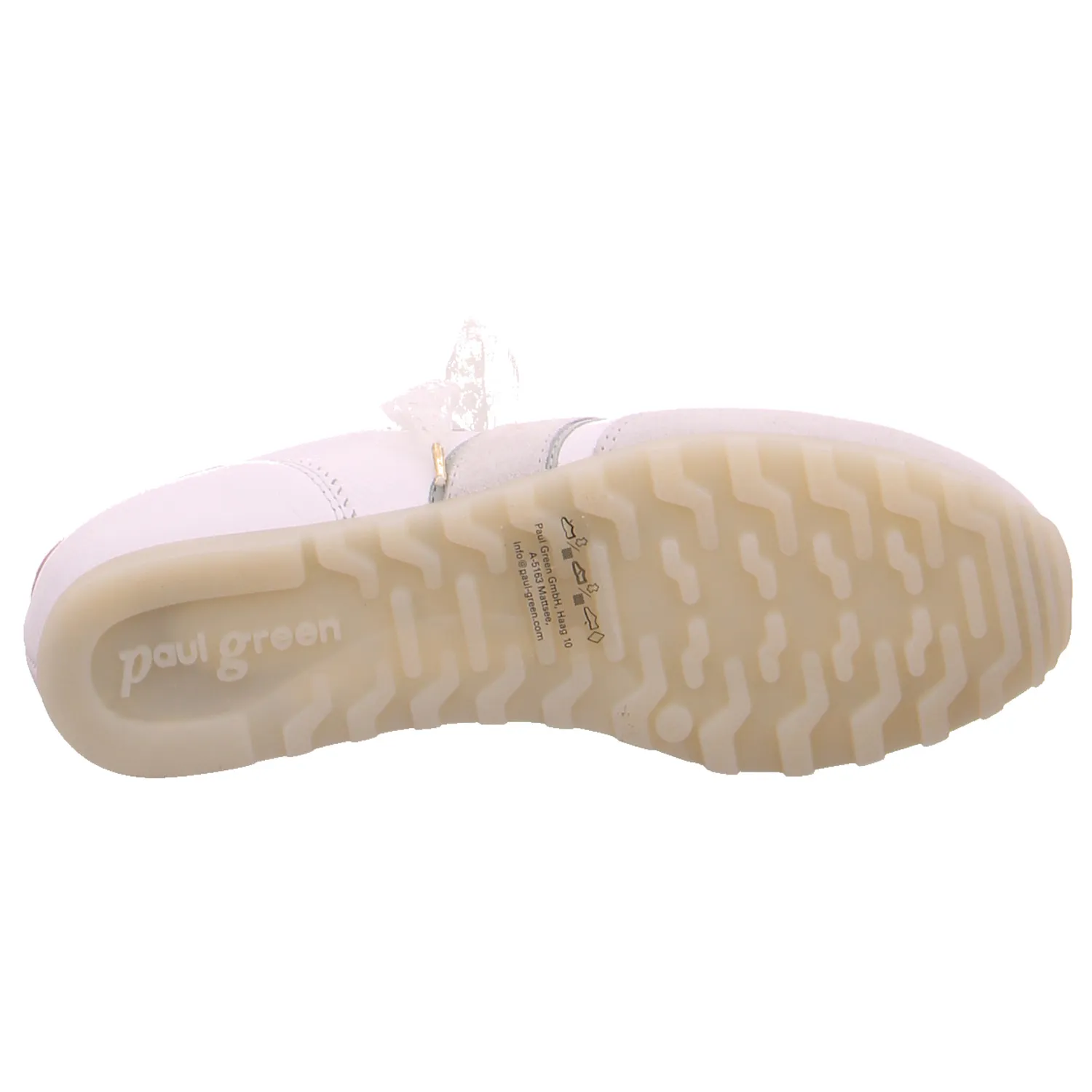 PAUL GREEN Sneaker Weiss Leder