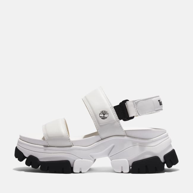 Sandalo a Doppia Fascia Adley Way da Donna in                bianco