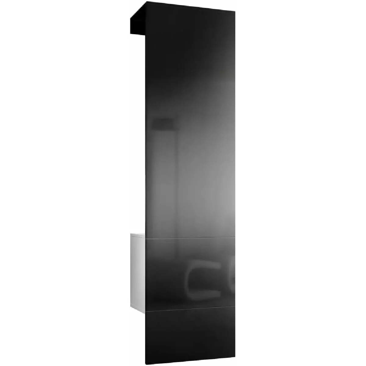 MPC Porte Manteaux - Blanc Mat et Noir Haute Brillance