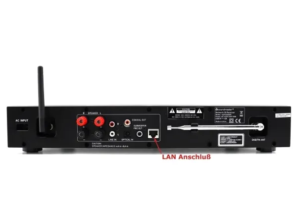 Soundmaster ICD4350SW, Analog & digital, DAB , FM, Afspiller, CD-R, CD-RW, 100 W, LCD
