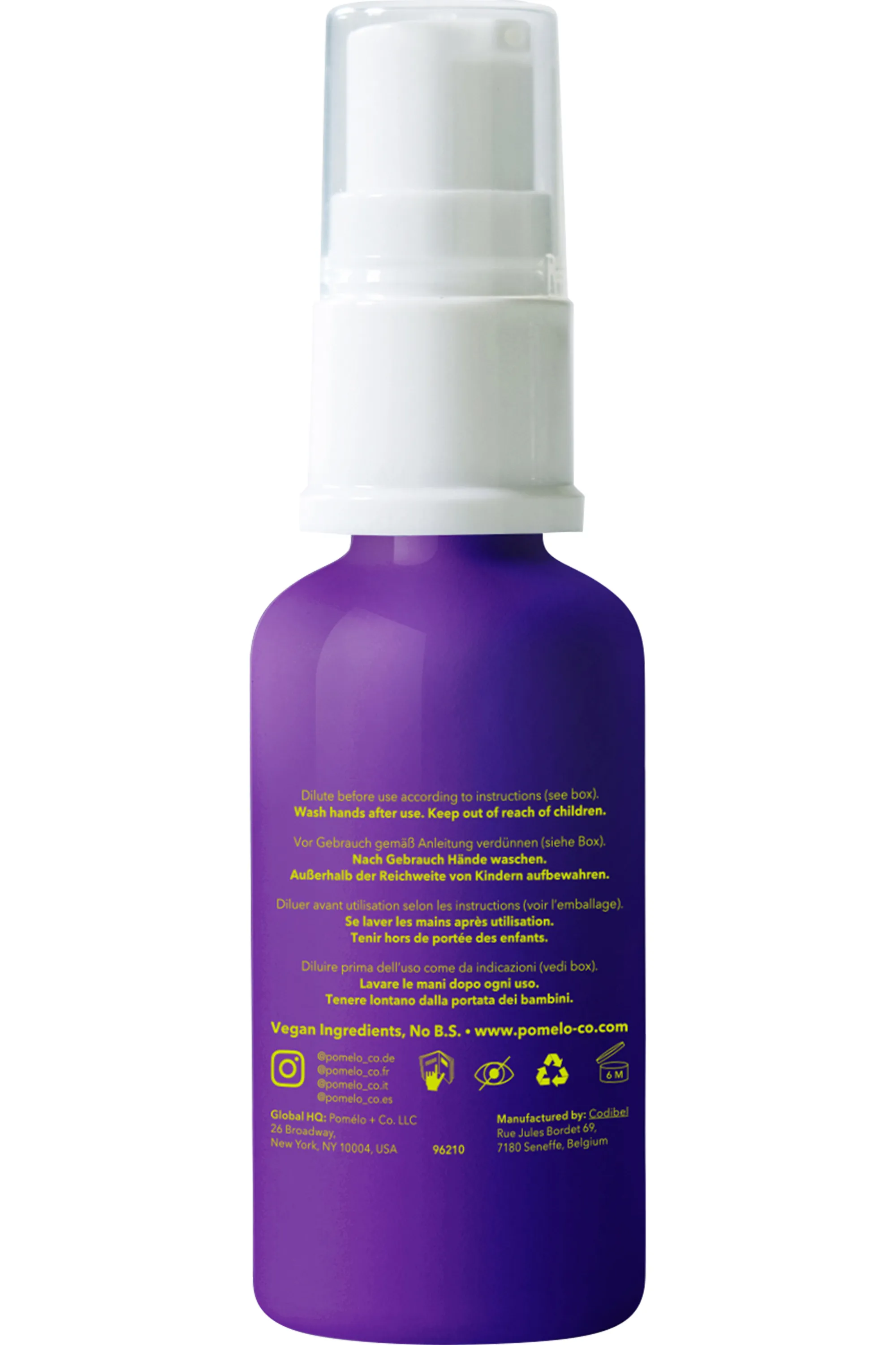 Pomélo+Co Soin raviveur de couleur Cosmic Purple-30 ml