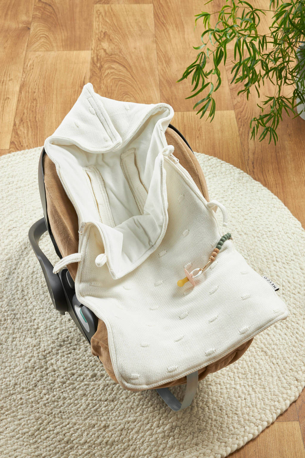voetenzak Knots offwhite