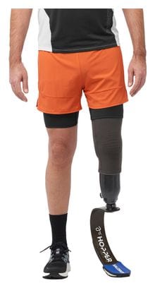 Short 2-en-1 Salomon Sense Aero Rouge/Noir Homme