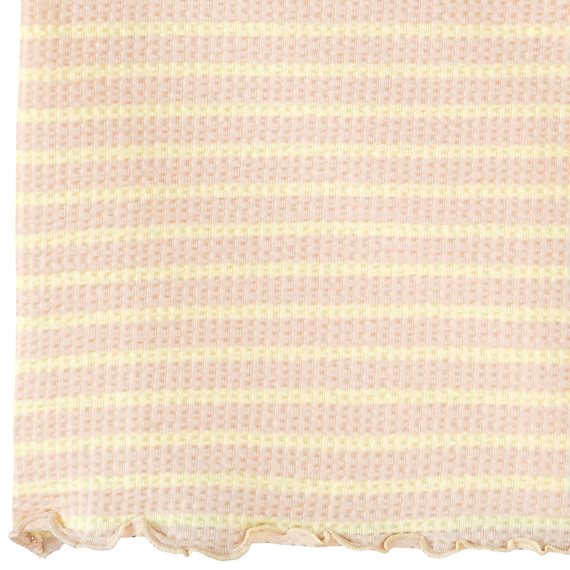 Topomini Baby T-Shirt mit Waffel-Struktur beige / hellgelb