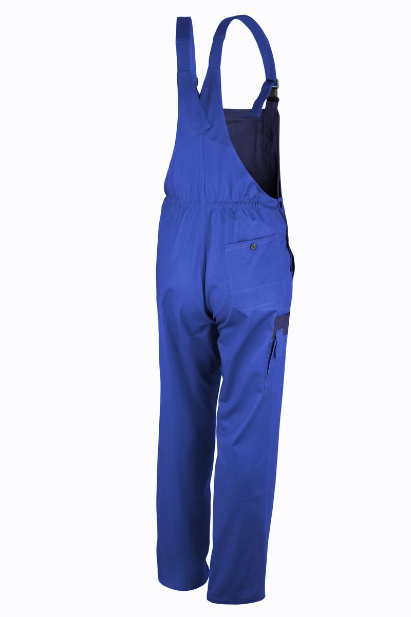 QUALITEX HIGH QUALITY WORKWEAR Latzhose basic 2-farbig kornblau/marine Damen: 36 Herren: 42