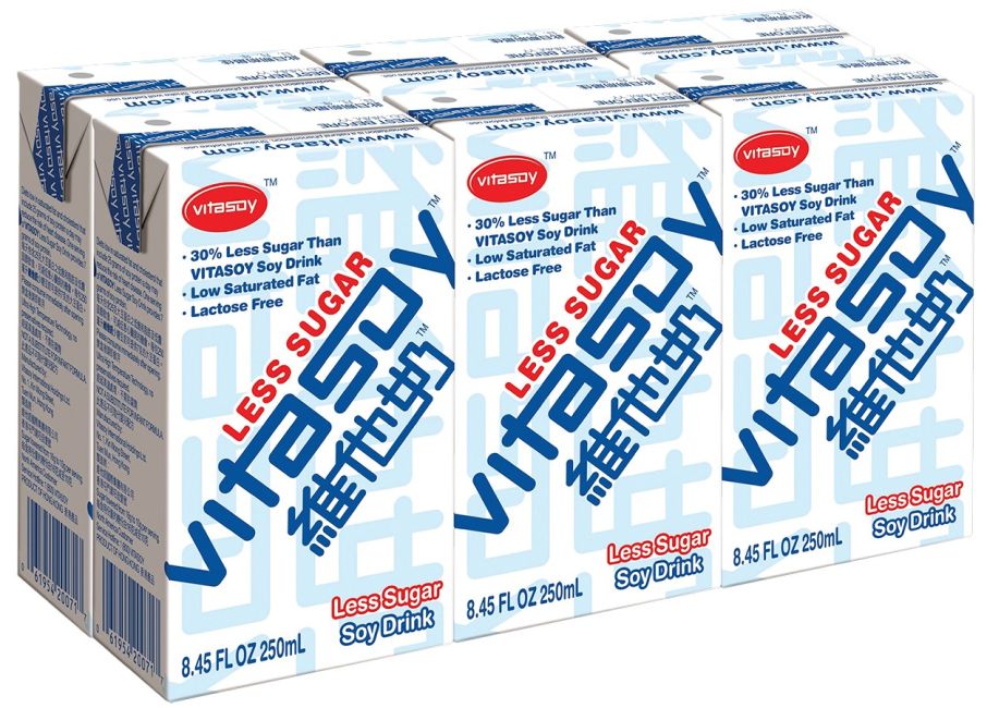 Vitasoy Sojadrink Suikerarm 6x250ml