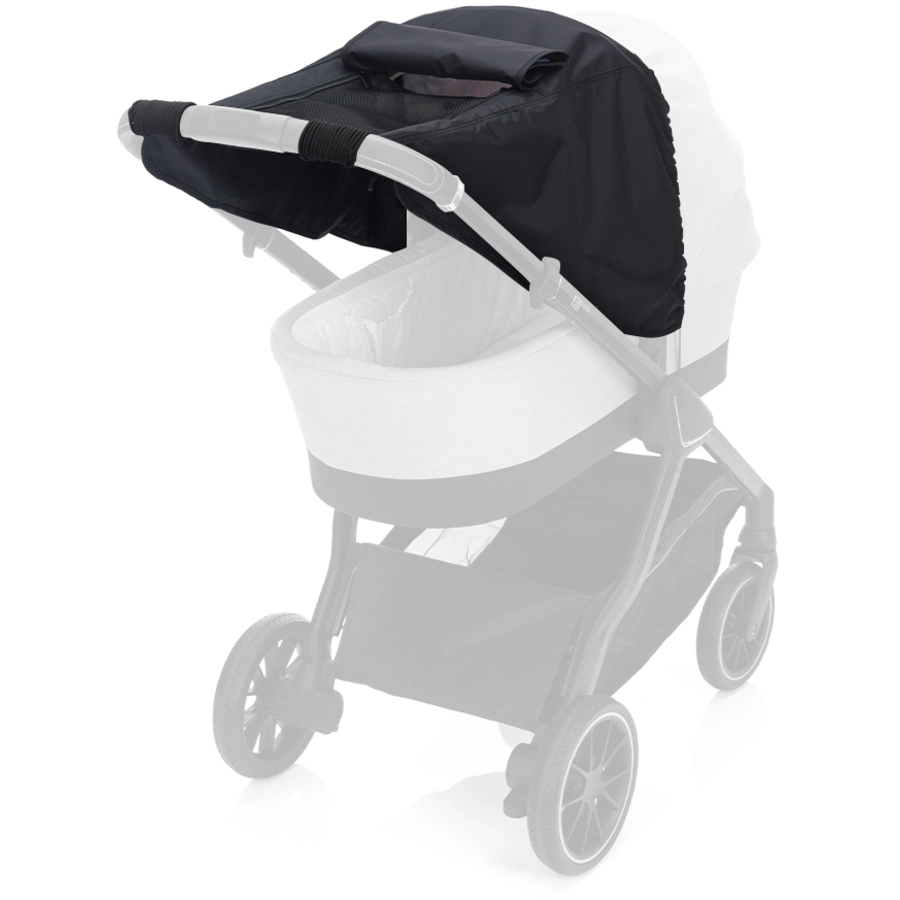 fillikid Sonnenschutz Deluxe schwarz melange für Kinderwagen