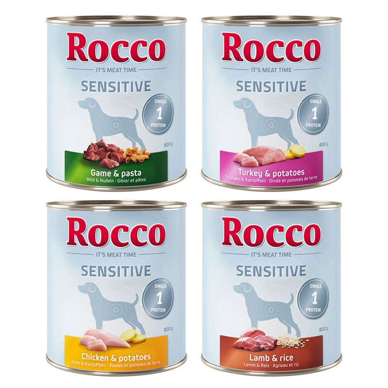 Lot Rocco Sensitive 24 x 800 g