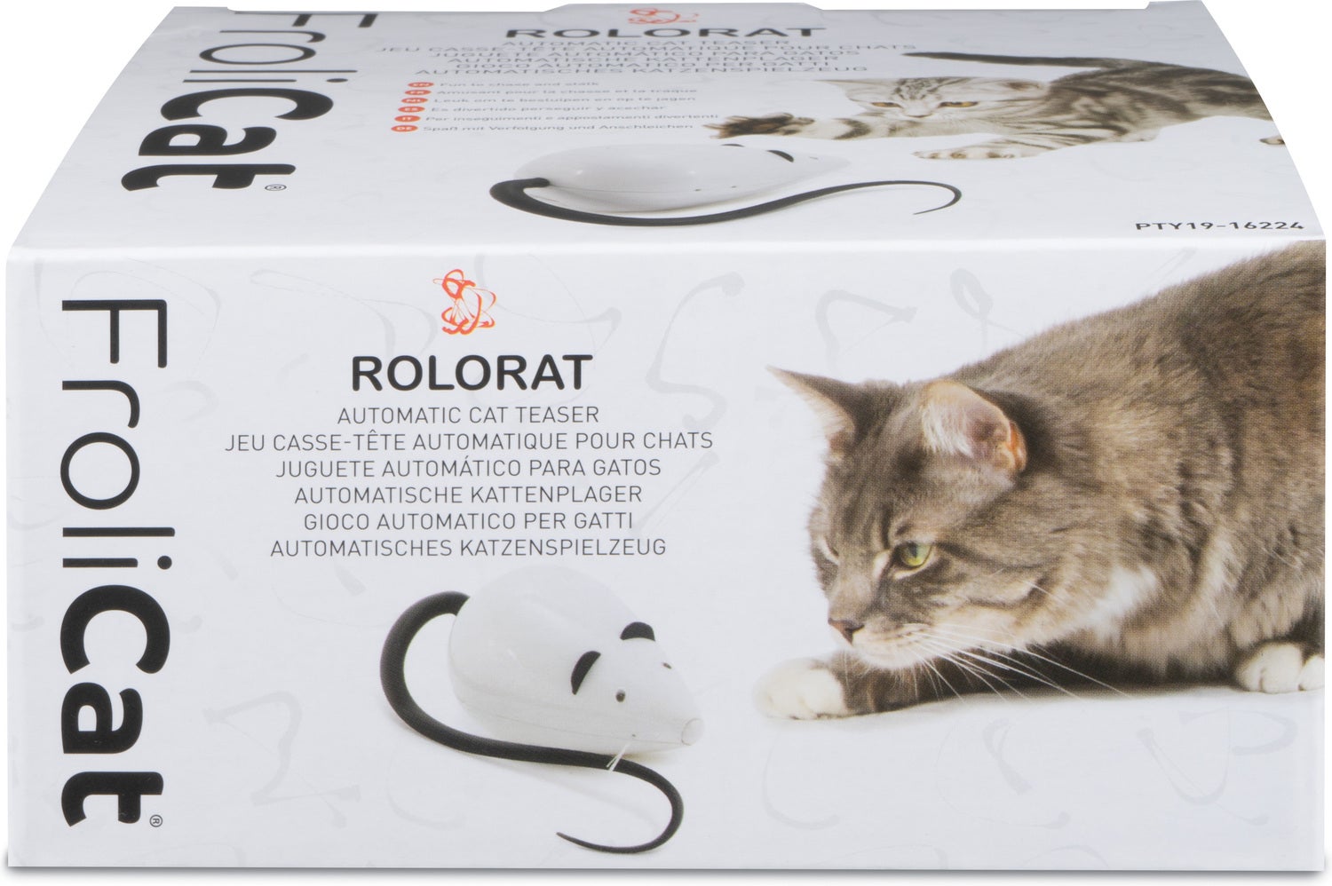 FroliCat kattenspeelgoed Rolorat wit 25,2 x 14 x 7,6 cm
