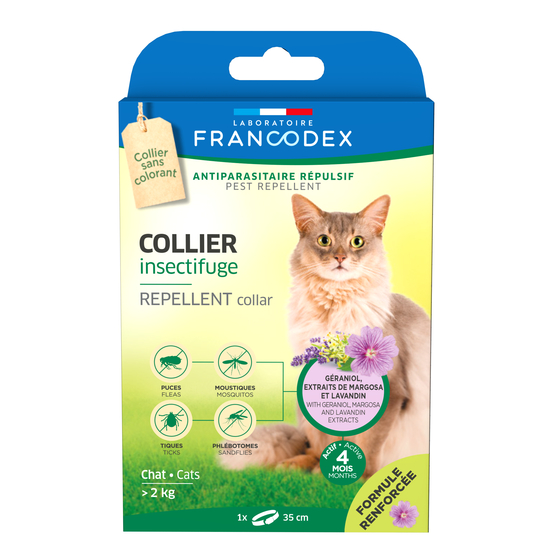 Collier Insectifuge pour chat <gt/>2kg