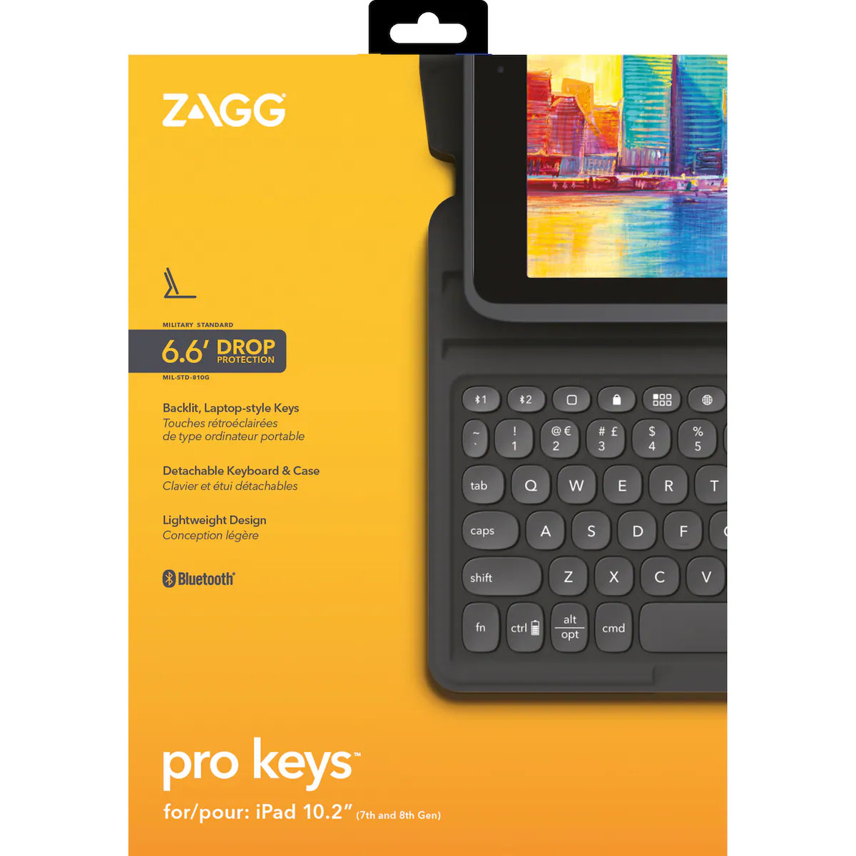 Zagg Pro Keys tastaturdeksel til iPad 10.2