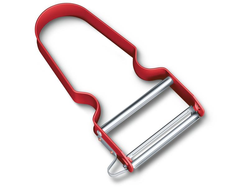 Victorinox Sparschäler Rex Rot Sparschäler mit Klinge aus rostfreiem Stahl