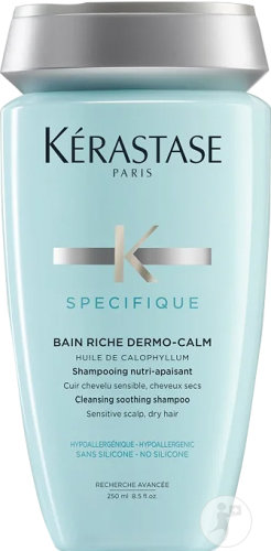 Kérastase Spécifique Bain Riche Dermo-Calm Cuir Chevelu Sensible/Cheveux Secs Flacon 250ml