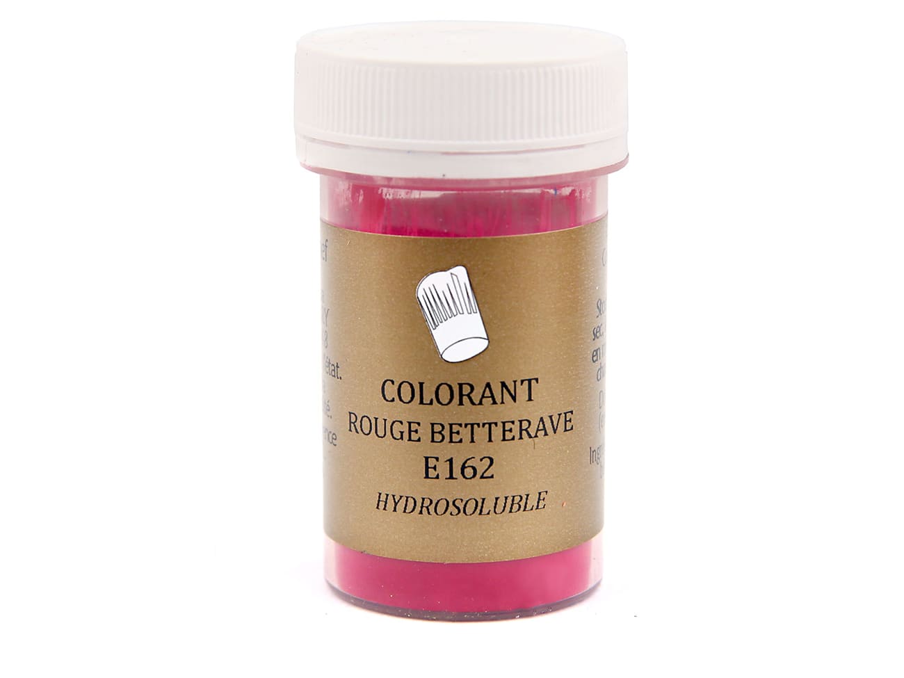 Colorant alimentaire en poudre rouge betterave - hydrosoluble - 10 g - Selectarôme
