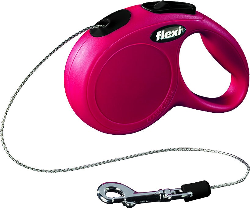 Flexi rollijn classic cord XS 3 meter rood