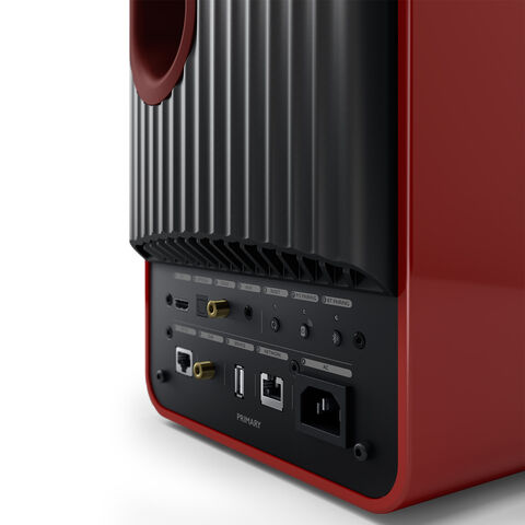 KEF LS50 Wireless II – compacte en draadloze hifi-luidspreker Rood