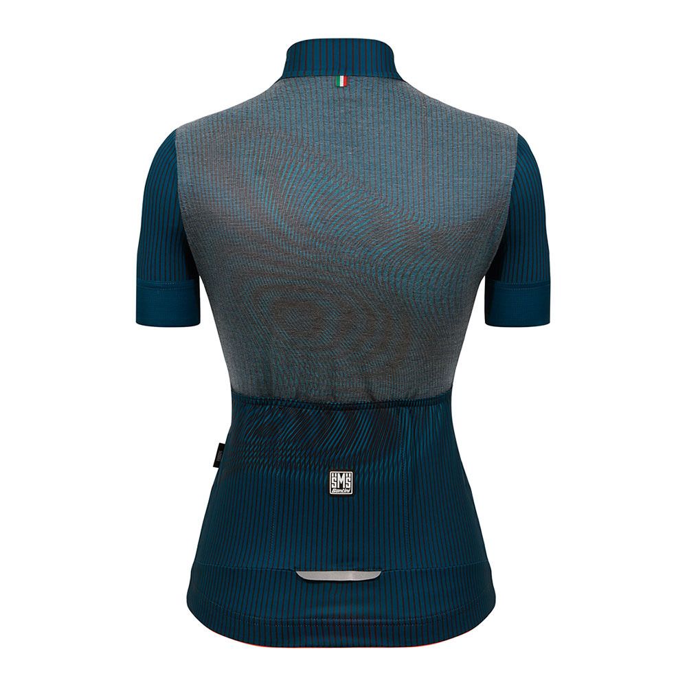 Santini DELTA VORTEX - Maillot Femme pétrole