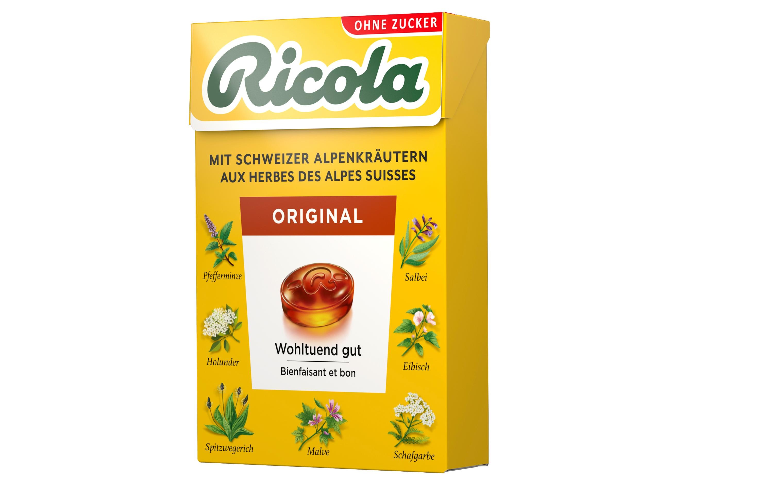 Bonbons Kräuter 20 x 50 gKräuterbonbons mit Süssungsmitteln
