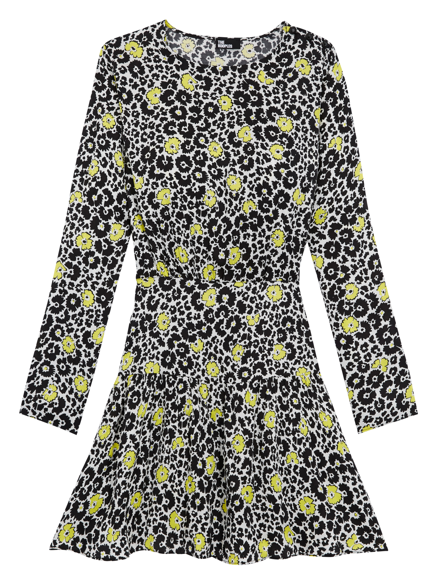 Robe courte à imprimé fleuri | Multicolore