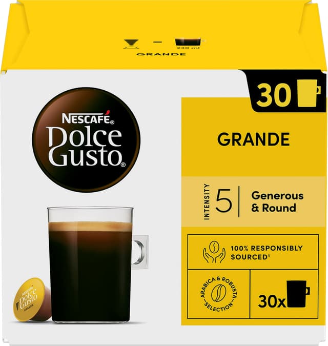 NESCAFÉ Dolce Gusto Grande kaffekapsler (30 stk.)