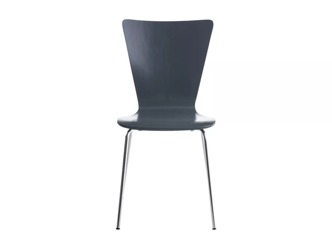 Chaise de conférence - Bois - Gris - Aaron