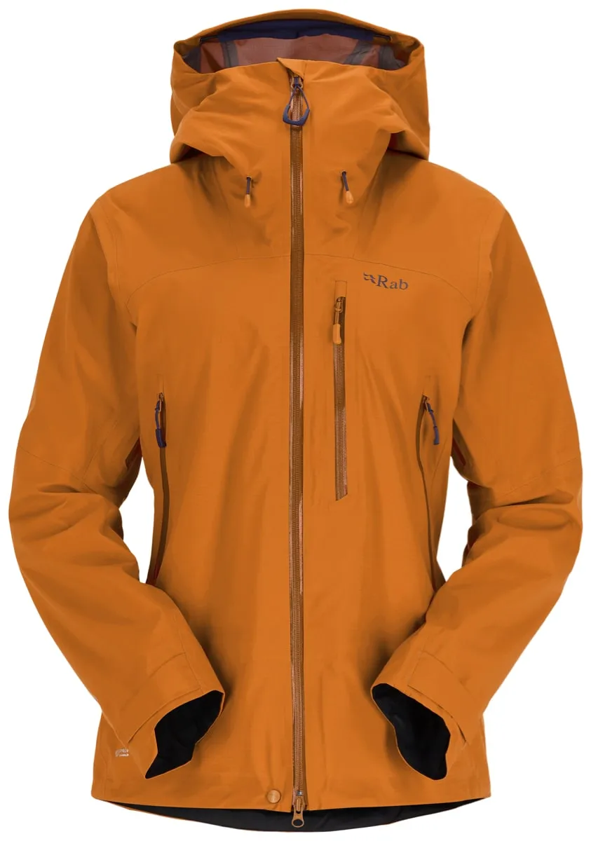 Rab Women's Firewall Waterproof Jacket Marmalade