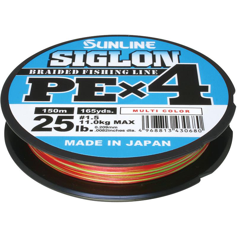 Tresse Sunline Siglon Braid Pe 4X Multicolore - 200M