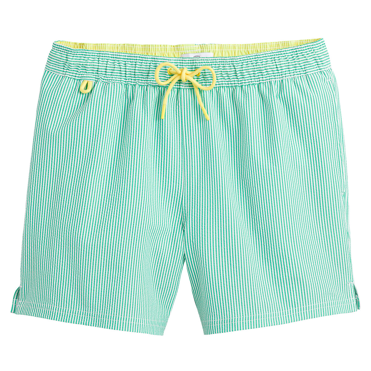 COLEÇÕES LA REDOUTE<br>Shorts de banho com estampa Seersucker