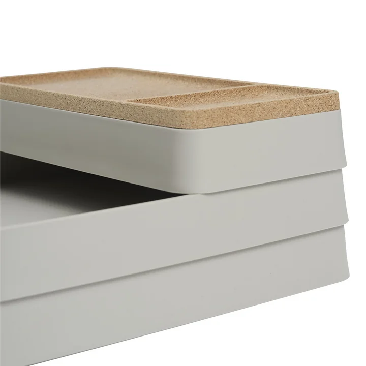 Muuto - Arrange Desktop Organizer, grau / Kork