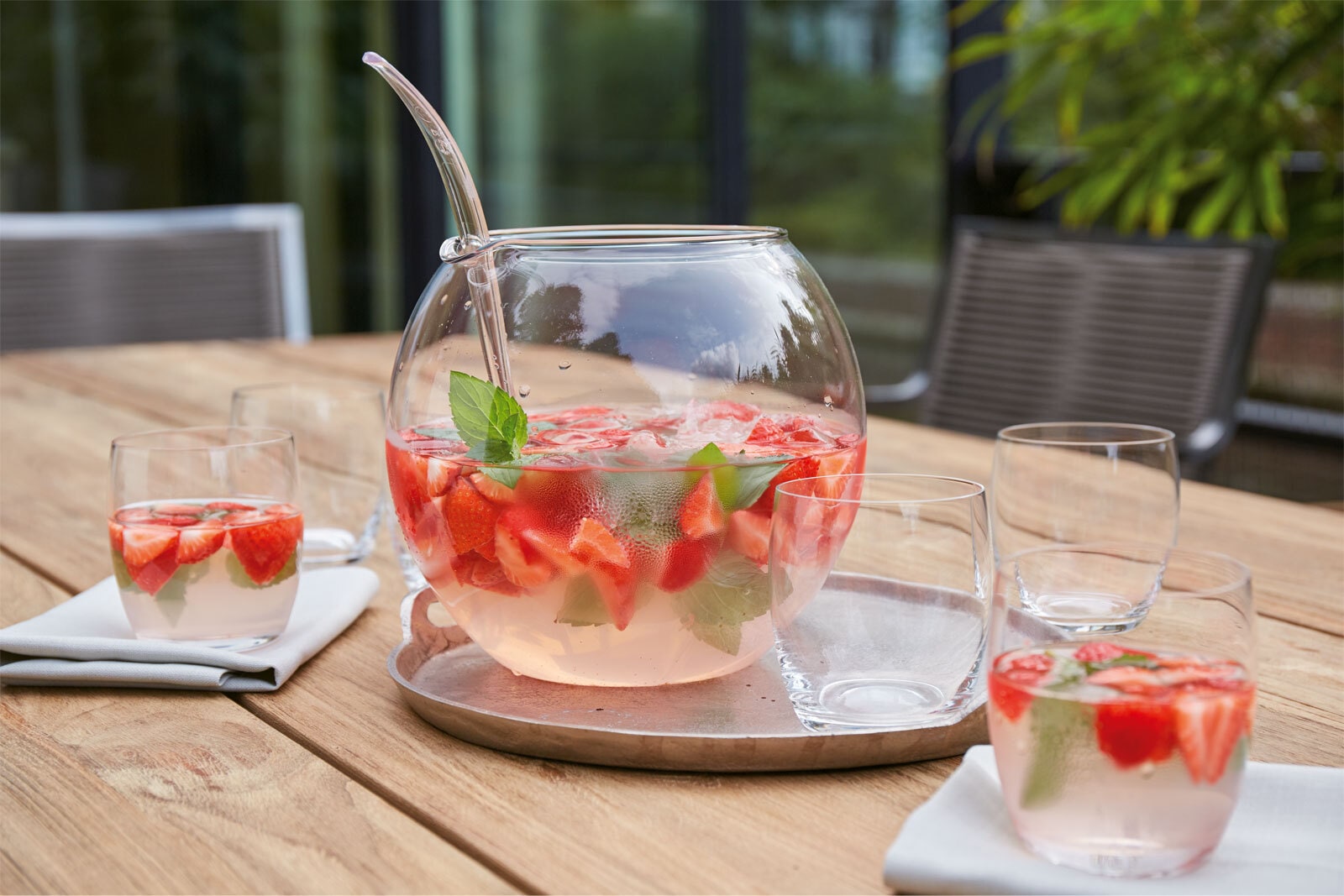 BOHEMIA SELECTION Bowle Set LIBERA 8-teilig