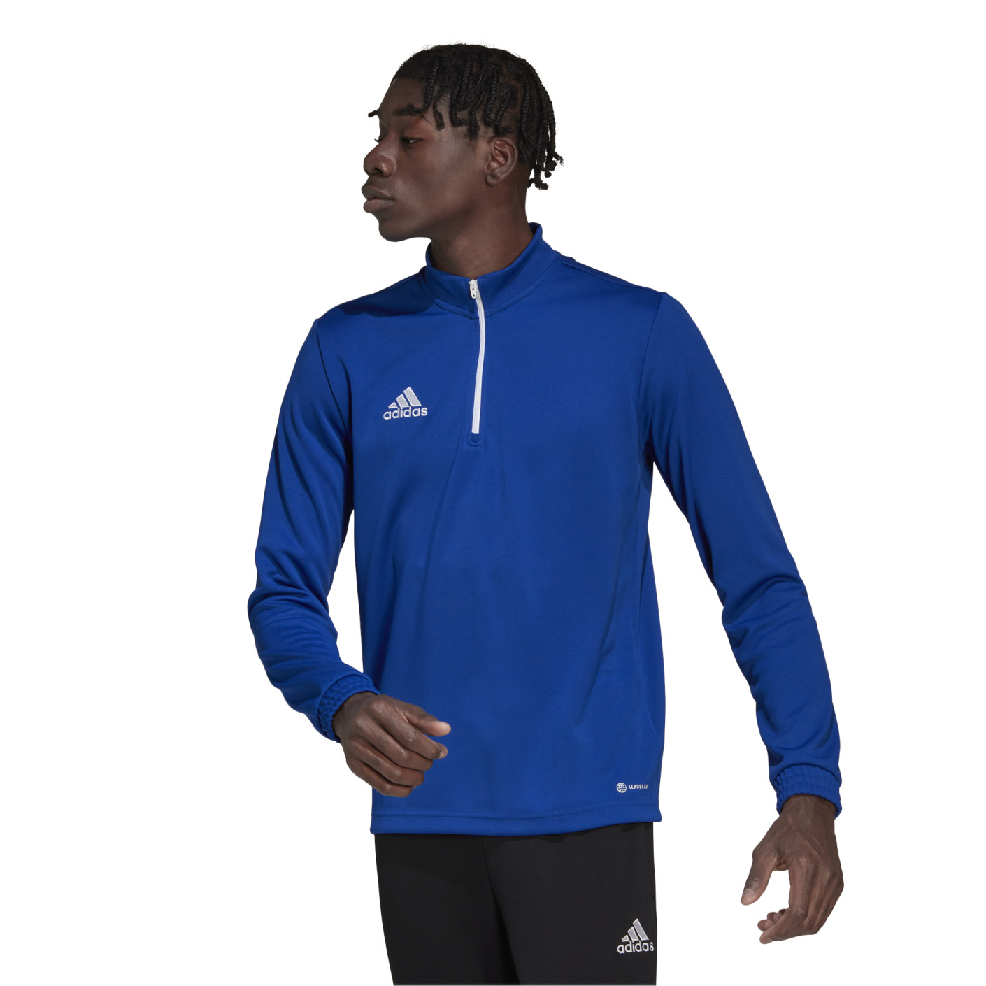 Adidas Entrada 22 Trainingstrui 1/4-Zip Blauw Wit