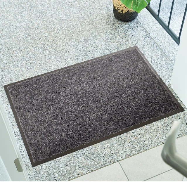 Andiamo Fussmatte »Super Wash & Clean, Made in Belgium« rechteckig 7 mm Höhe Schmutzfangmatte, Uni Farben, rutschhemmend, waschbar