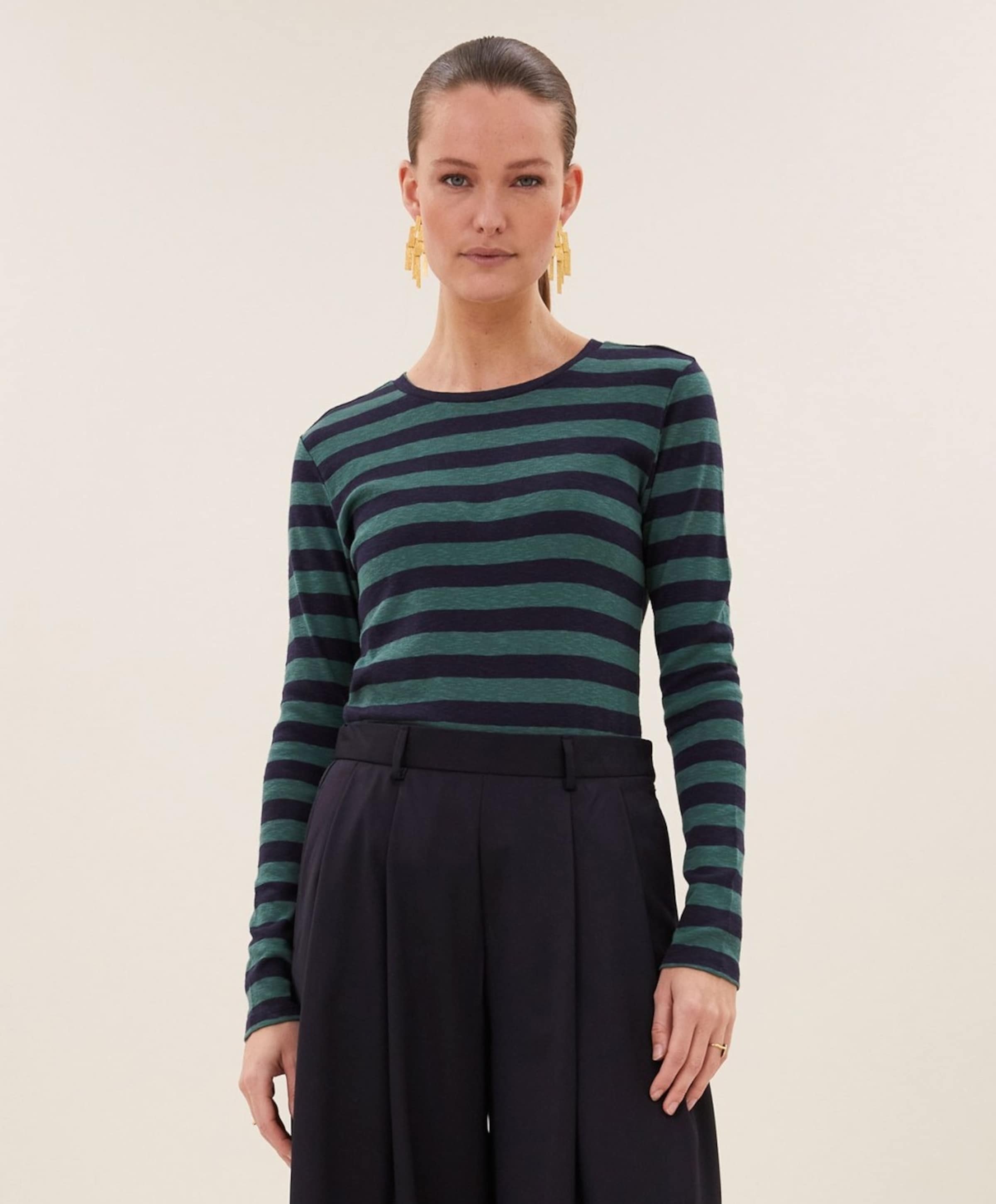 by-bar Dames longsleeve groen